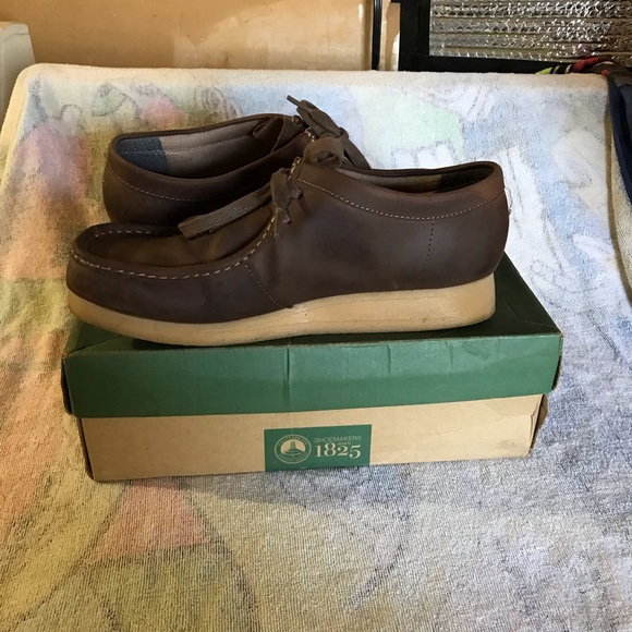 Clarks Stinson Lo Men's Lace up casual Shoes Size 10 Beeswax Leather - Picture 9 of 10